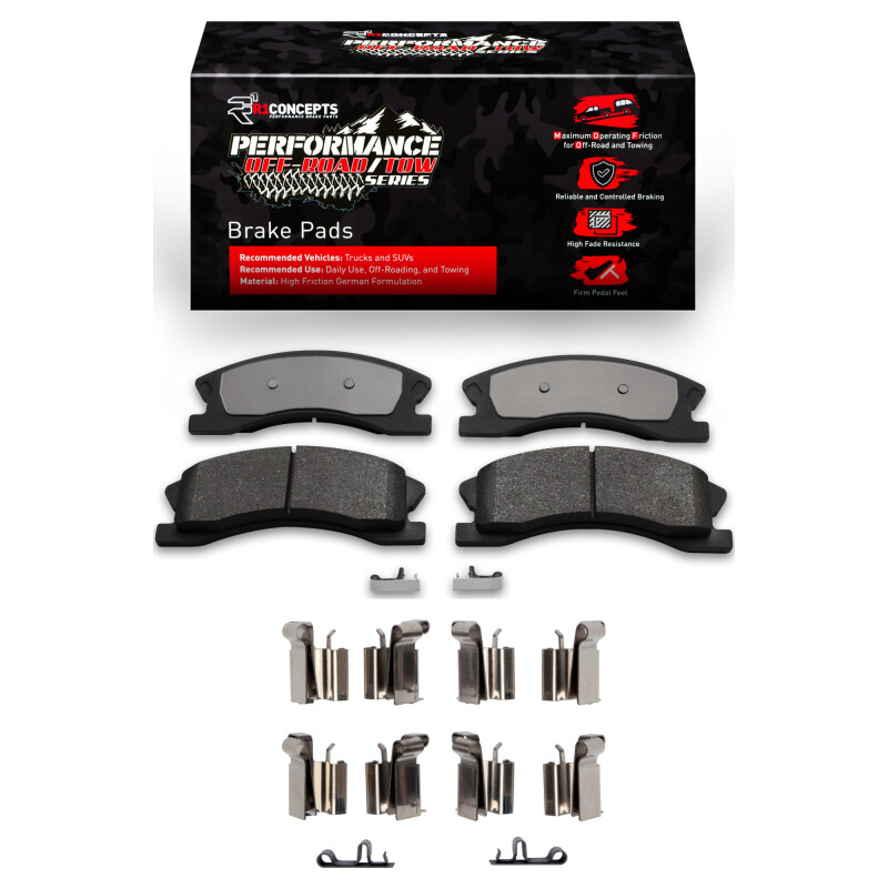 Jeep Grand Cherokee Brake Pads - Front - R1 Concepts - Off-Road/Tow Performance - `99-`04